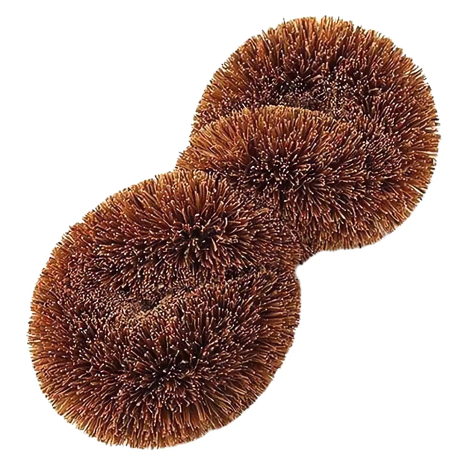 Eco-Friendly Coconut Coir Fiber Dish Scrubber - Natural Kitchen Cleaning Brush for Pots, Pans & Dishes (Brown) | Biodegradable & Durable for Daily Dishwashing & Household Cleaning