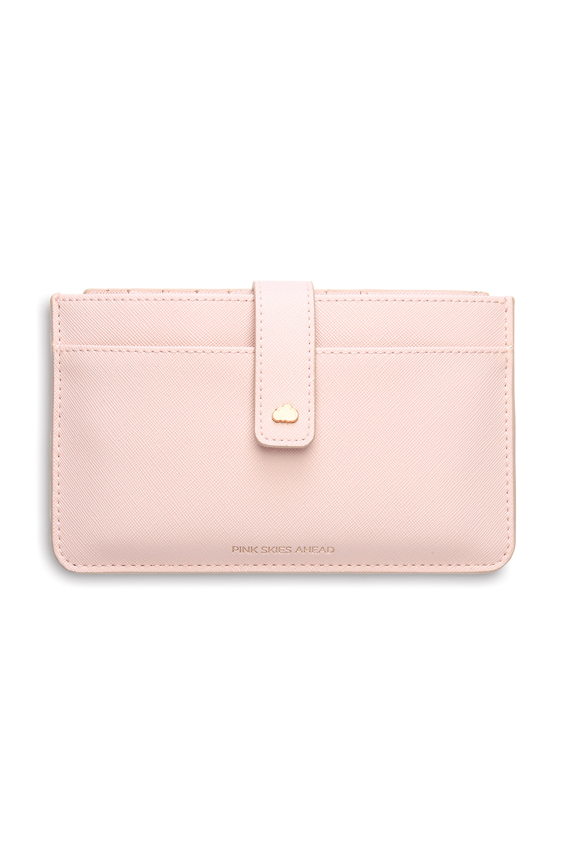 Pink Skies Ahead Travel Document Wallet - RFID Blocking Passport Holder for Women - Perfect for Airplane, Cruise & International Travel