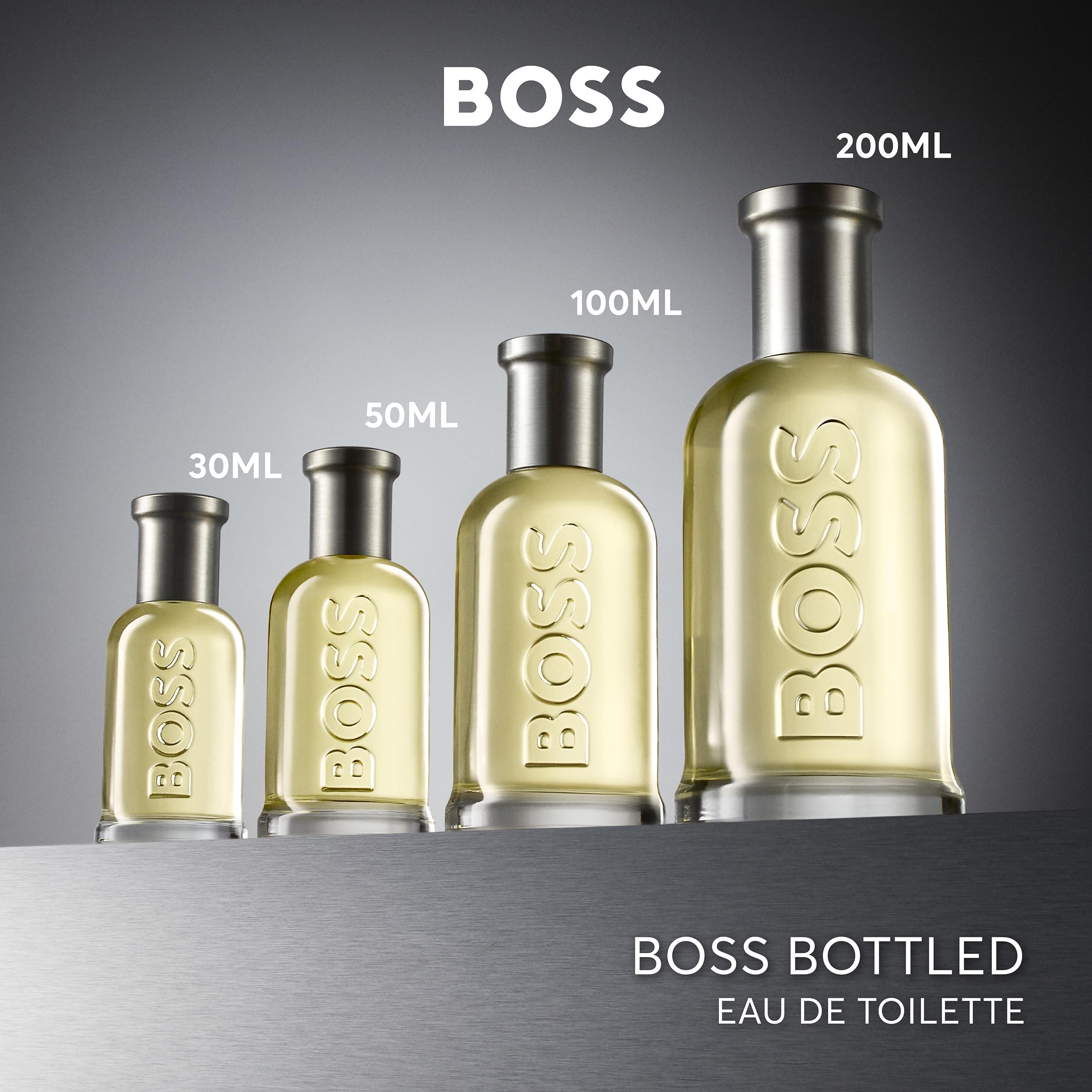 Hugo Boss Bottled Eau de Toilette for Men | Woody Cologne with Apple, Cinnamon & Sandalwood Notes | Long Lasting Fragrance Spray | Perfect for Date Night, Office & Special Occasions