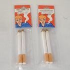 2-Pack Fake Puffing Cigarettes - Hilarious Gag Gift for Pranksters, Parties & Practical Jokes - Perfect for Halloween, April Fools & Office Pranks