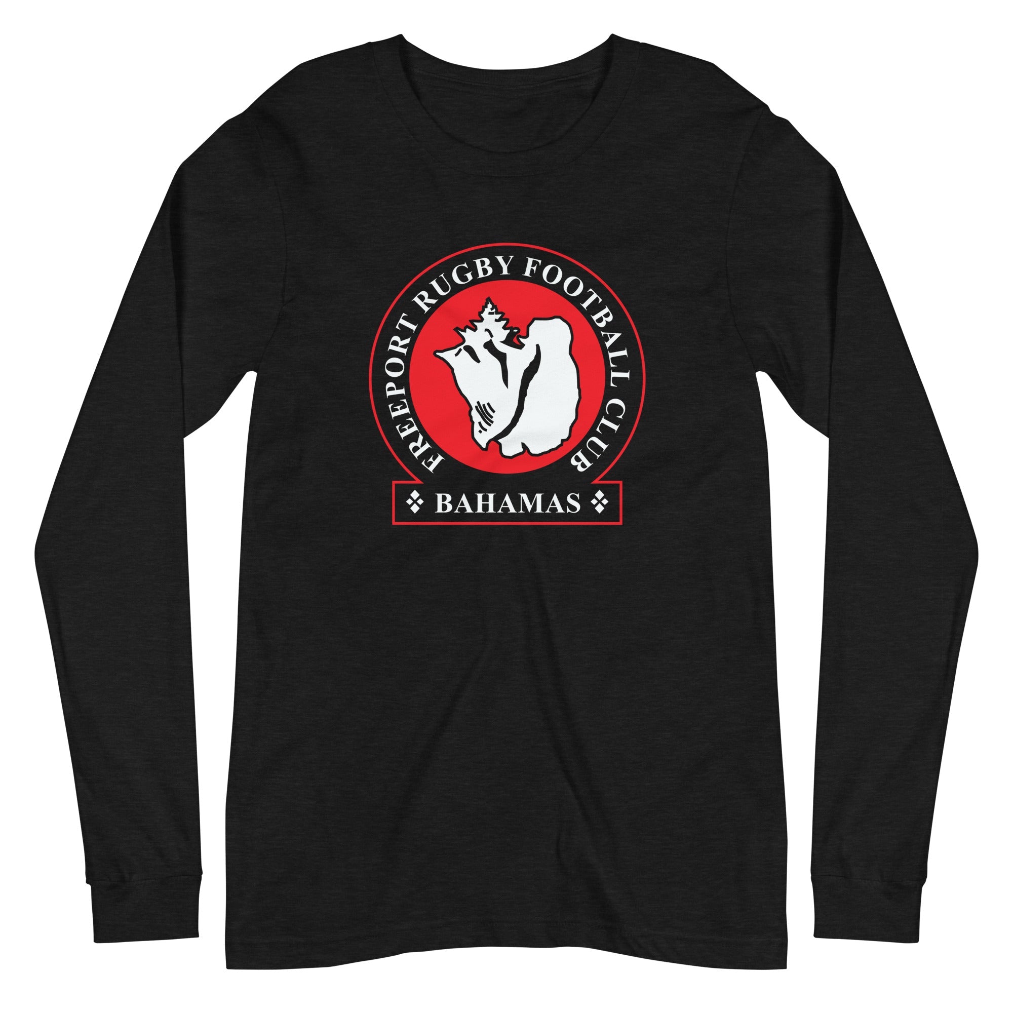 Freeport RFC Long Sleeve Social T-Shirt for Men - Comfortable Cotton Crewneck Tee for Casual Wear, Sports & Outings