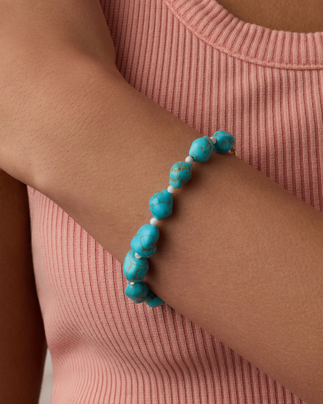 Turquoise Cove Bracelet - Handmade Boho Beaded Jewelry for Women | Perfect for Beach Vacations, Festivals & Everyday Wear