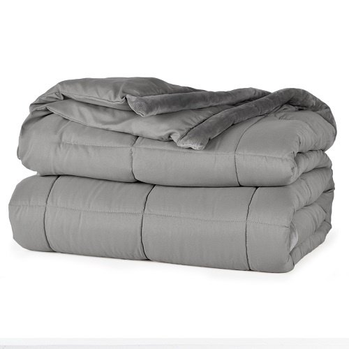 Berkshire Blanket Down Alternative Blanket - Twin Size, Smokey Grey - Ultra Soft Hypoallergenic Comforter for Bedroom, Living Room & Guest Room - Perfect for All Seasons