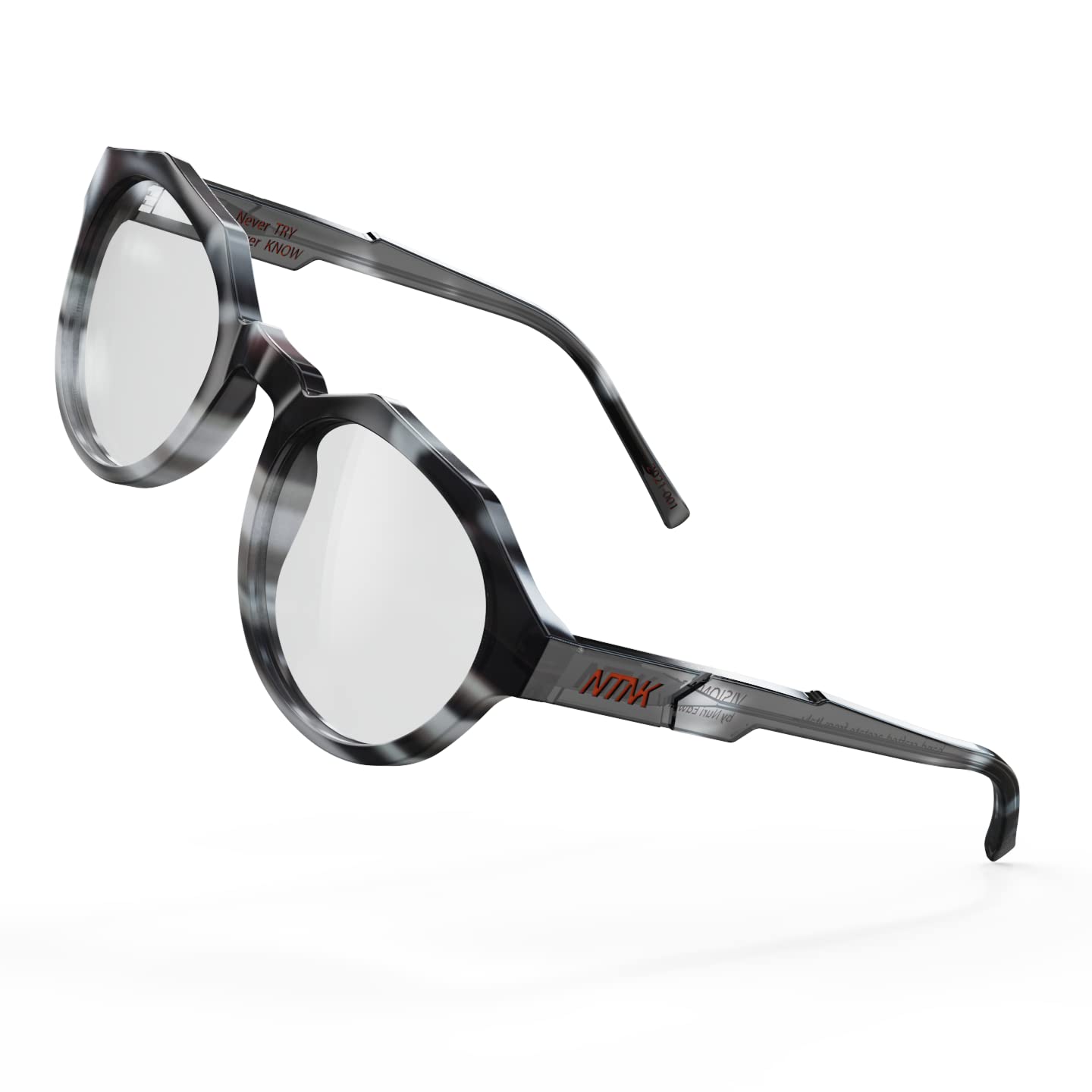 NTNK Vision N20 Blue Light Blocking Glasses for Computer & Gaming - Anti Eye Strain - Acetate Frame - Unisex - Perfect for Office Work, Online Classes & Late-Night Screen Use