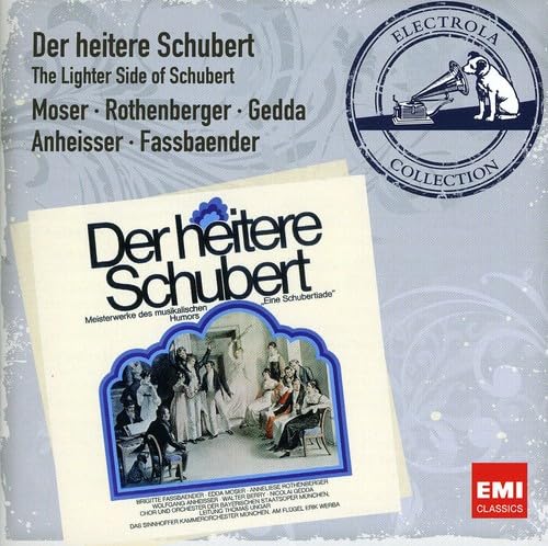 Der Heitere Schubert - The Lighter Side of Schubert Electrola Collection | Classical Music CD | Perfect for Relaxation & Dinner Parties