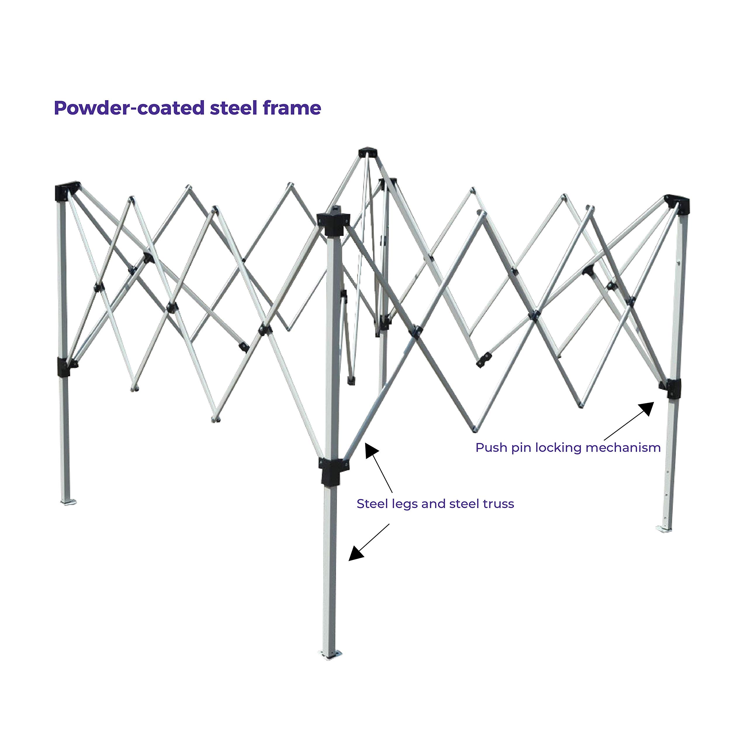 Impact Canopy 283010201 Slant Leg Weight Bags - White Canopy Weights for Outdoor Events, Farmers Markets & Pop-Up Tents - Heavy Duty Sand Bags for Stabilization