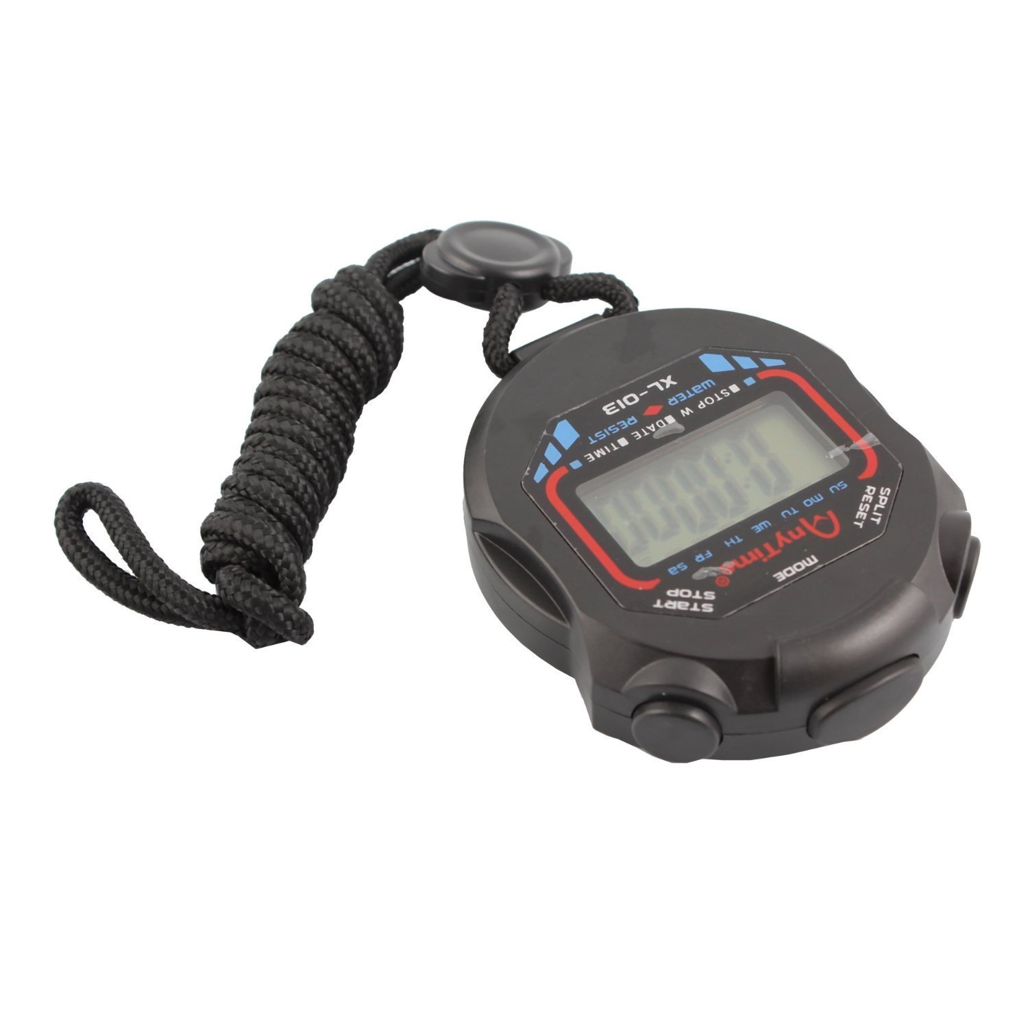 Waterproof Digital Stopwatch - Professional Multi-Function Handheld Sports Timer with Chronograph for Swimming, Running & Training (1 Pack)
