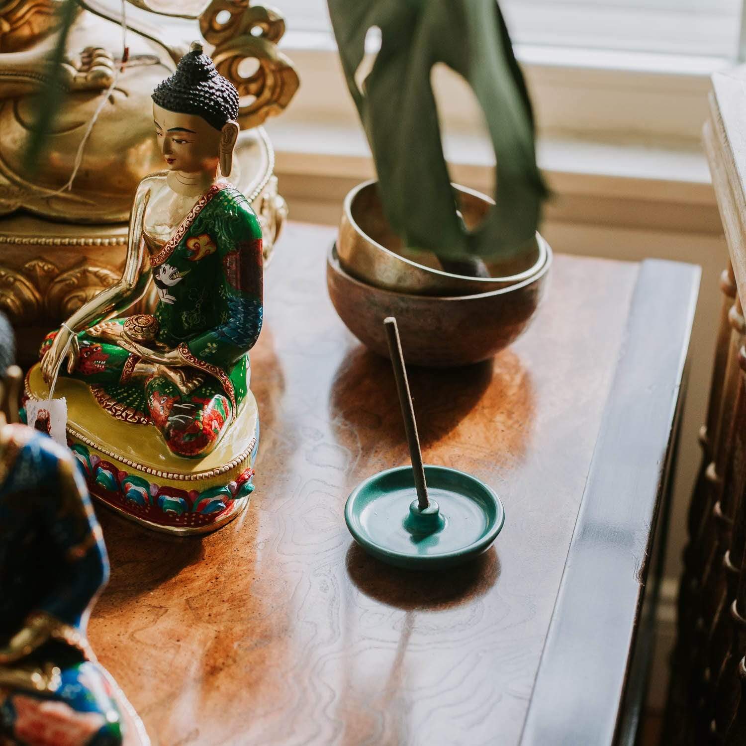 Handmade Ceramic Incense Burner - Aromatherapy Diffuser for Home, Yoga & Meditation | Natural Clay Relaxation Decor for Zen Spaces