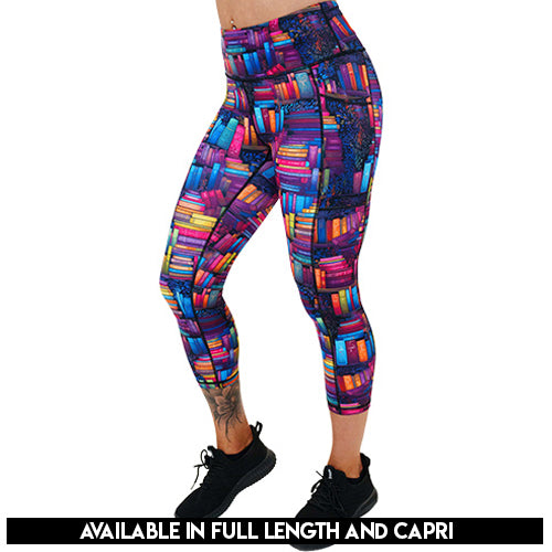Plot Twist Leggings - High Waist Yoga Pants for Women, Tummy Control Workout Leggings | Perfect for Yoga, Gym, Running & Everyday Wear