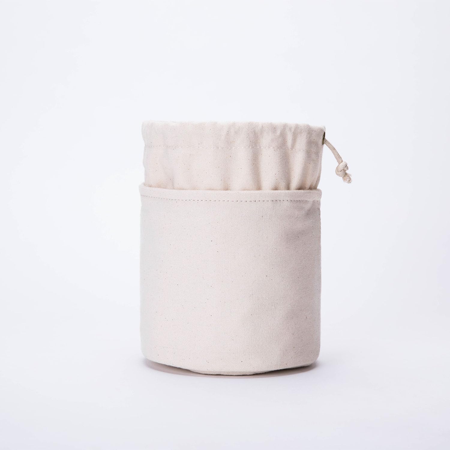 Women's Tall Round Handbag Organizer Insert - Canvas Purse Storage & Cosmetic Pouch for Bucket Bags - Perfect for Makeup, Travel & Daily Essentials Organization
