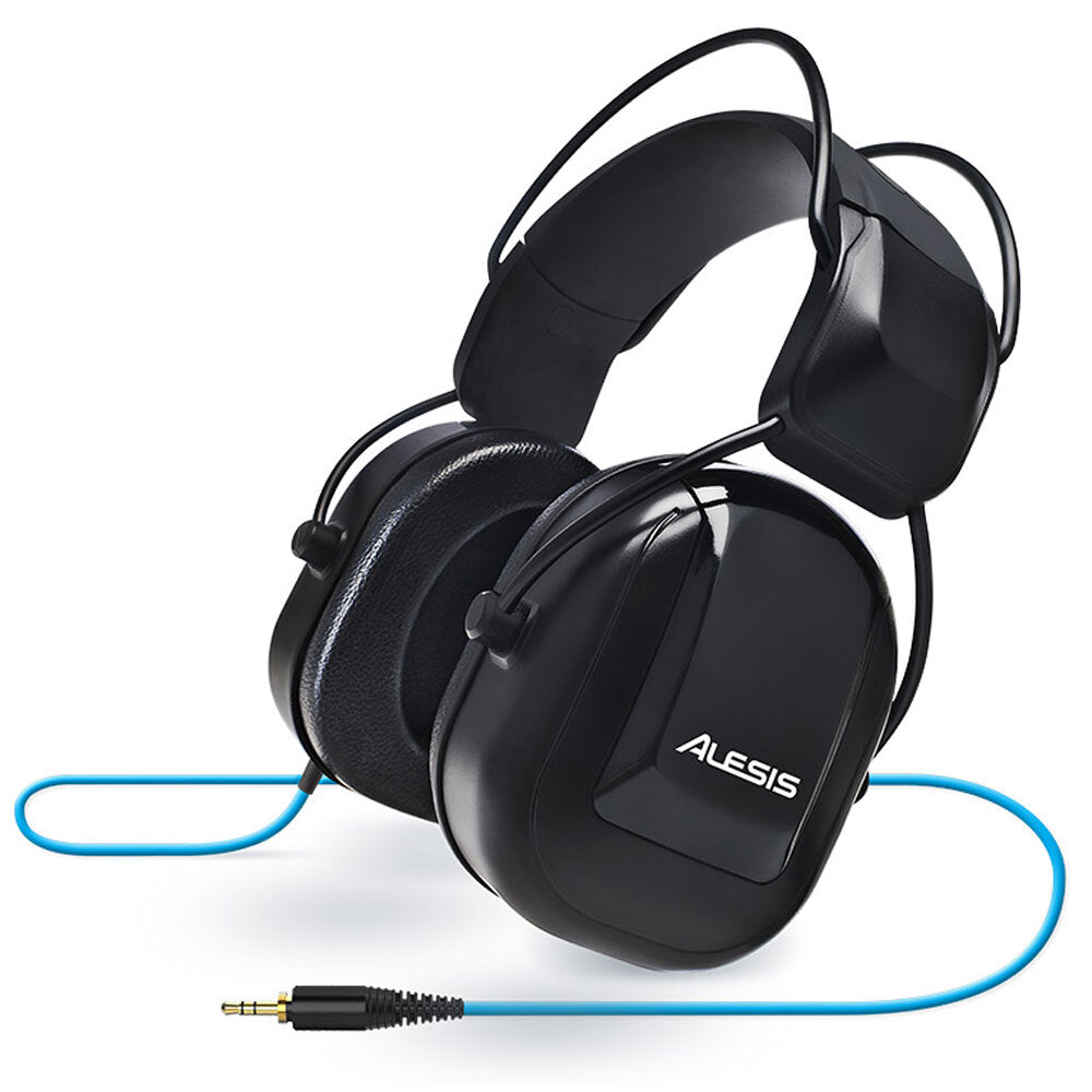 Alesis Extreme Isolating Drum Headphones - Professional Studio & Practice Headphones for Drummers, Noise Cancelling with Enhanced Bass (Black) - Perfect for Drum Practice, Recording Studios & Live Performances
