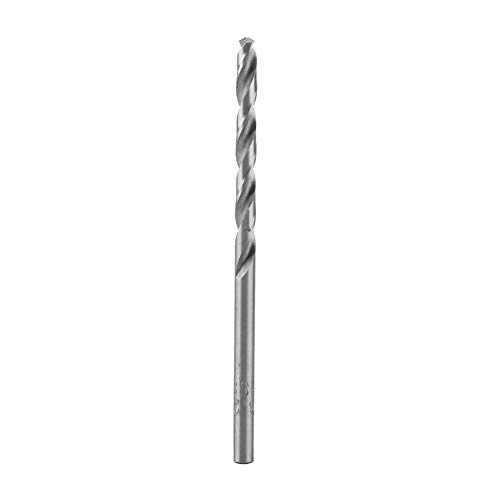 High Speed Steel Twist Drill Bit Set (3mm) for Metal & Wood Drilling