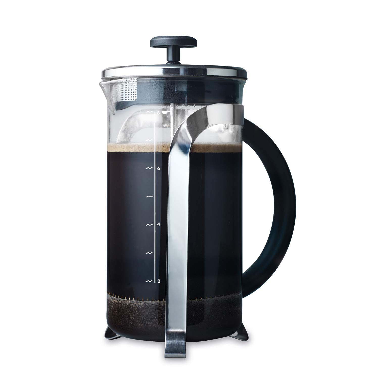Aerolatte Universal Borosilicate Glass Replacement Carafe for French Press Coffee Maker - 8 Cup (34 oz, 1000ml) Capacity - Durable & Heat Resistant - Perfect for Home, Office & Camping Coffee Brewing