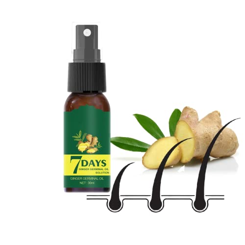 Natural Ginger Hair Growth Spray for Men & Women - ROPALIA Hair Care Essence with Nutrient Solution for Thicker, Healthier Hair | Promotes Hair Growth & Scalp Health for Daily Use at Home or Salon