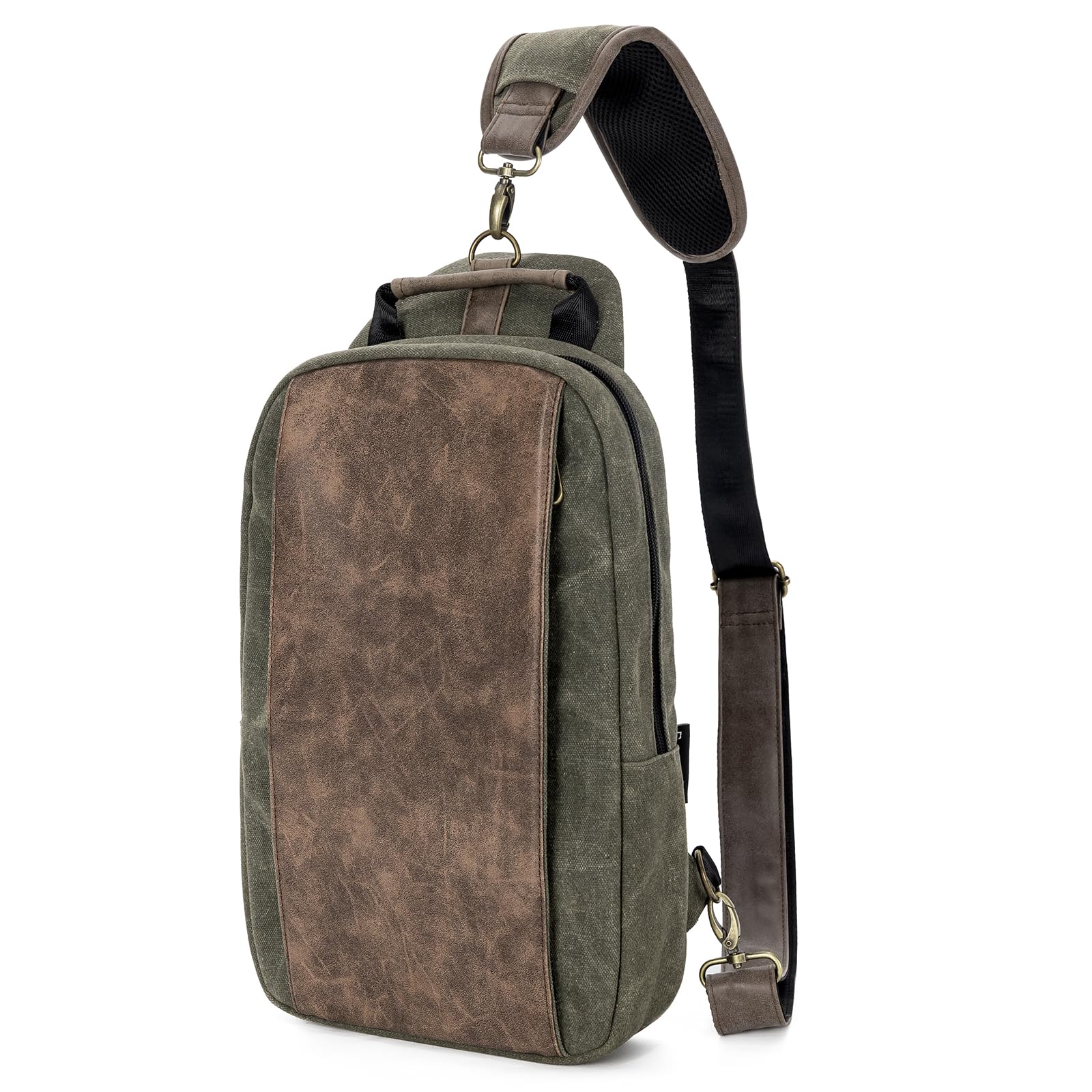 Durable Canvas Messenger Bag for Men & Women - Crossbody Sling Shoulder Bag for Travel, Work & Daily Use | Water-Resistant Satchel with Multiple Pockets