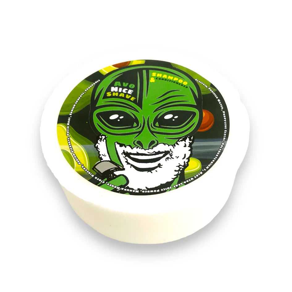 Phoenix Shaving Avo Nice Shave Conditioning Shampoo Bar - All-Natural Shampoo for Men with Avocado Oil - Perfect for Travel & Daily Hair Care