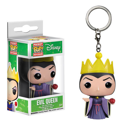Disney Evil Queen Pocket Pop! Keychain - Fun Collectible for Disney Fans, Great for Backpacks, Keys & Gifts