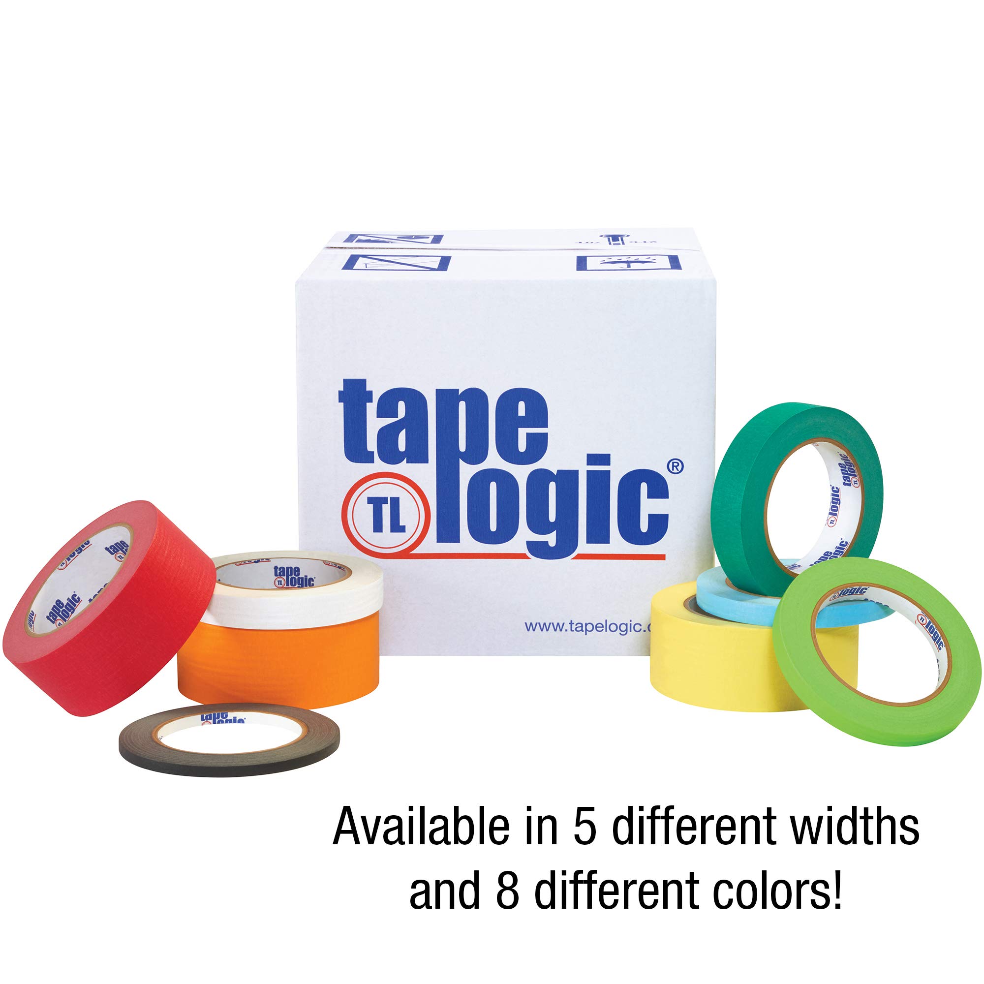 Aviditi Tape Logic 2 Inch x 60 Yards Colored Masking Tape - Dark Green (24 Pack) | Multipurpose Adhesive Tape for Home, Office, Arts & Crafts, DIY Projects, Labeling, Coding | Perfect for Painting, Packaging, Organizing & Temporary Marking