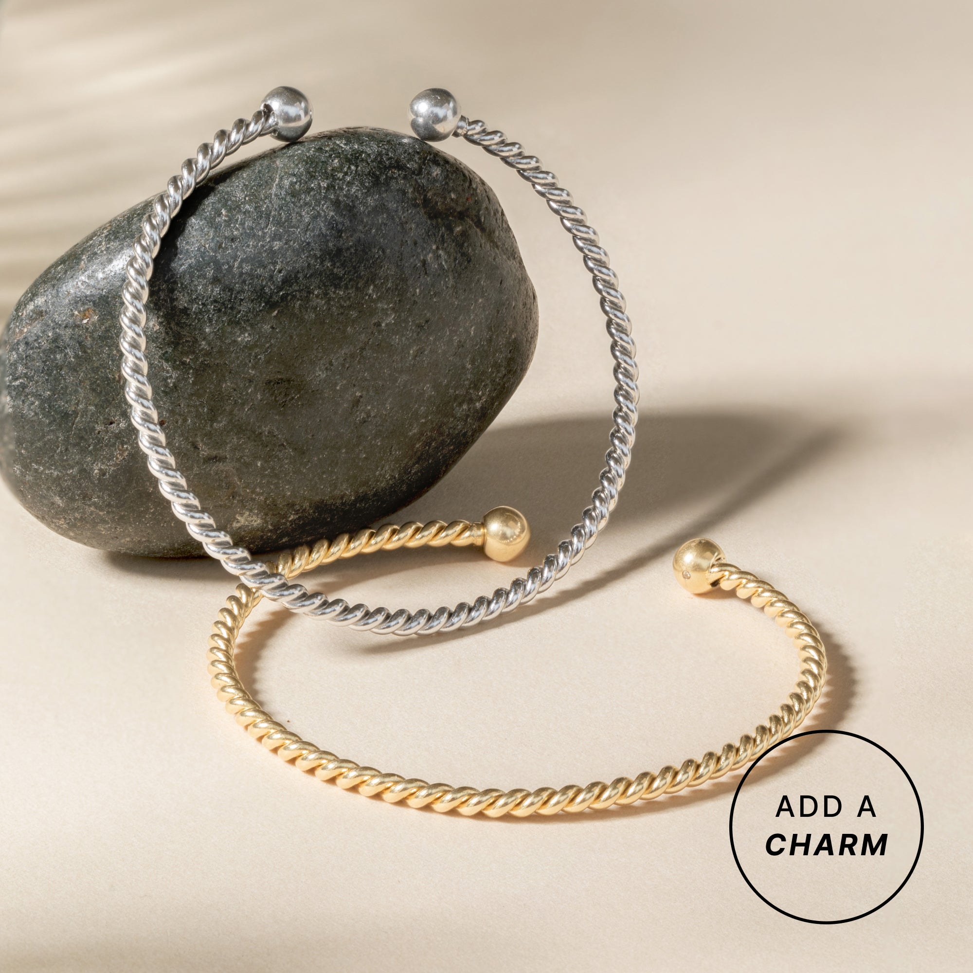 French Rope Charm Bracelet Cuff - Elegant Adjustable Bangle for Women | Perfect for Date Night, Wedding & Everyday Wear