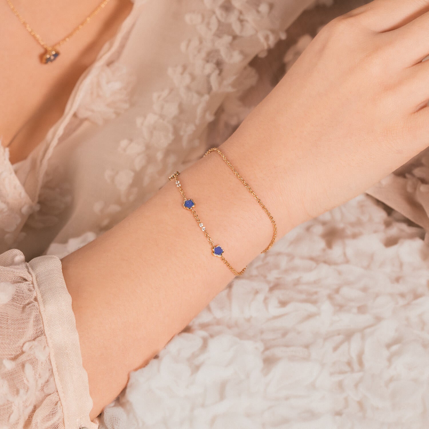 Gold Cressida Bracelet for Women - Elegant 14K Gold Plated Adjustable Chain Bracelet | Perfect for Gifts, Parties & Everyday Wear