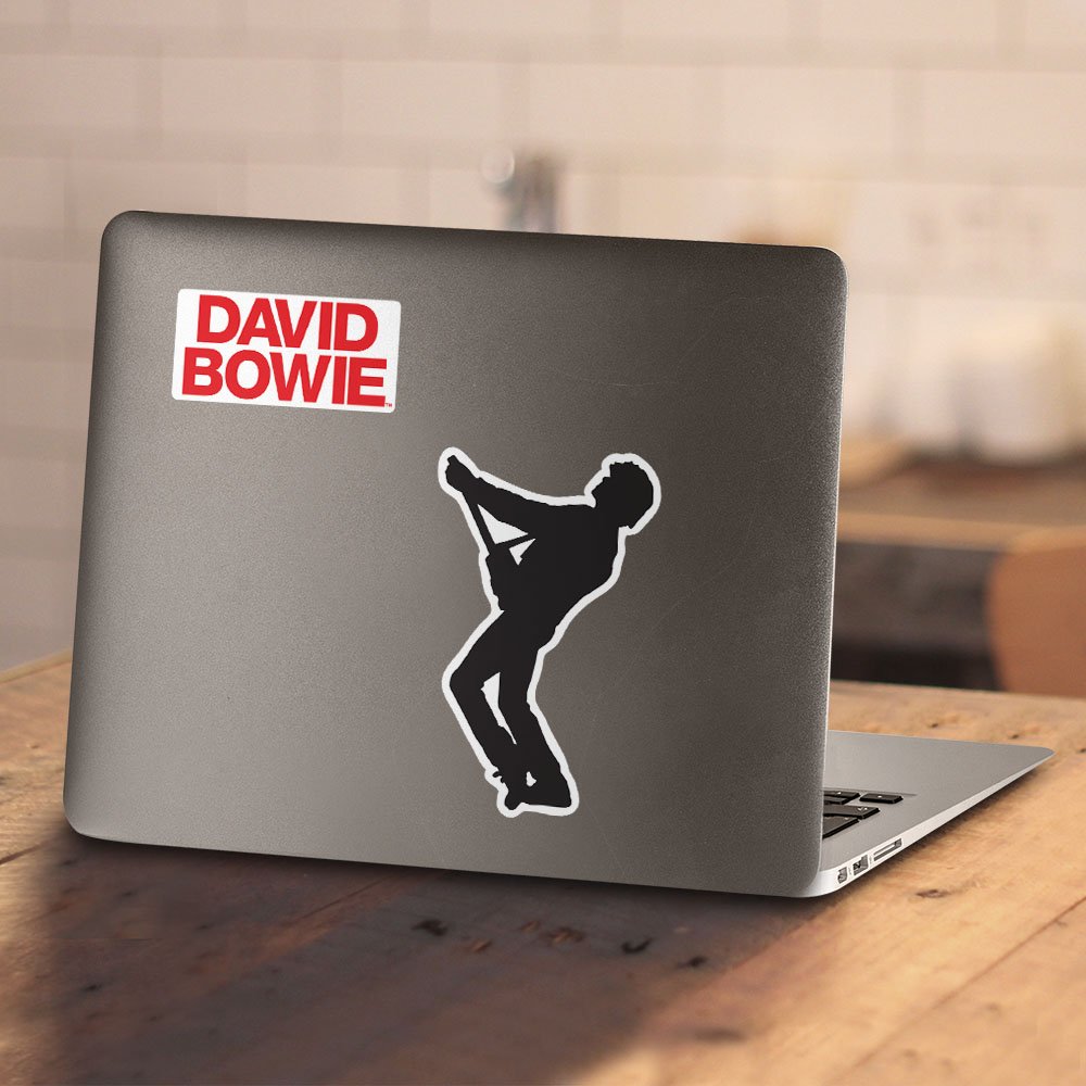 David Bowie Station to Station Rock Album Vintage T-Shirt & Stickers Set - Perfect for Concerts, Music Festivals and Bowie Fan Gifts
