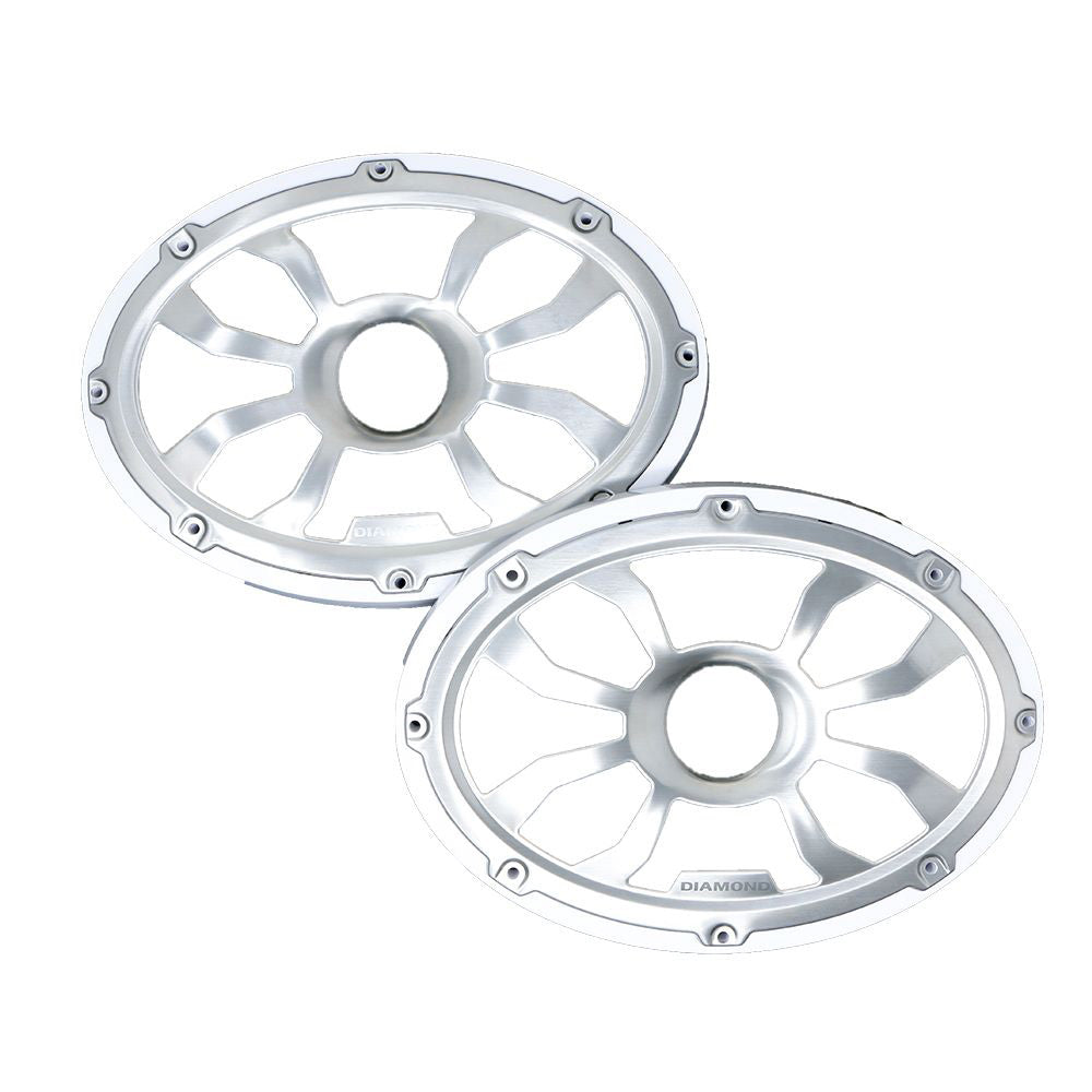 Diamond Audio HXM69FGW 6x9 Motorsport Flush Mount Speaker Grills - Pair for Car Audio & Marine Stereo Systems | Perfect for Racing, Boats & Custom Installations