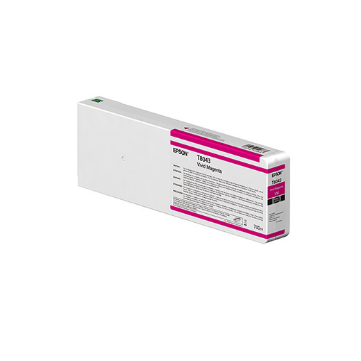 Epson Vivid Magenta UltraChrome HD/HDX Ink Cartridge 700ml (T804300) - High-Quality Photo & Graphic Printing for Professional Artists & Photographers
