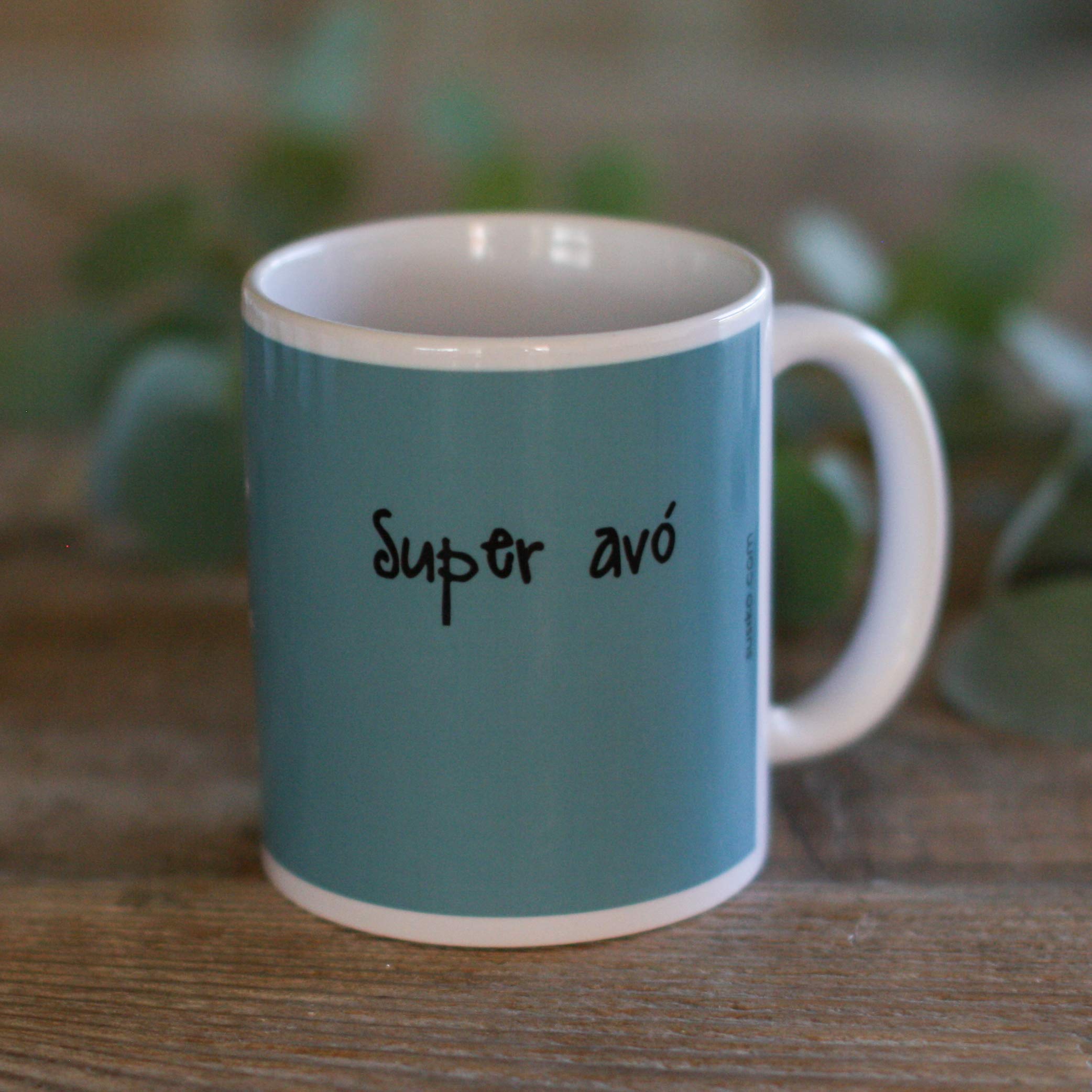 Susiko Super Avó Green Ceramic Coffee Mug - 12oz Handmade Gift for Grandma, Mother's Day & Tea Lovers - Perfect for Home, Office & Cozy Morning Coffee