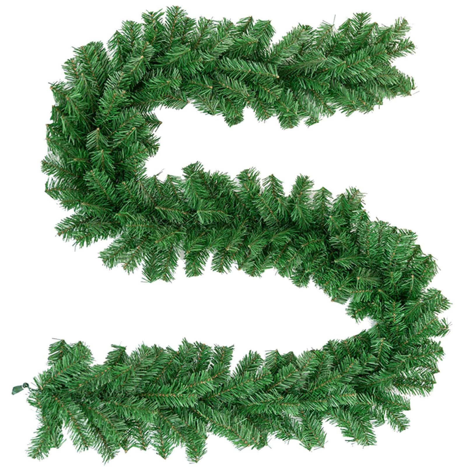 Premium 106.3 Inch Artificial Christmas Garland - Indoor/Outdoor Xmas Decor for Home, Garden, Party | Soft Twist Greenery (12 Pack) - Perfect for Holiday Mantel, Staircase & Doorway Decorations