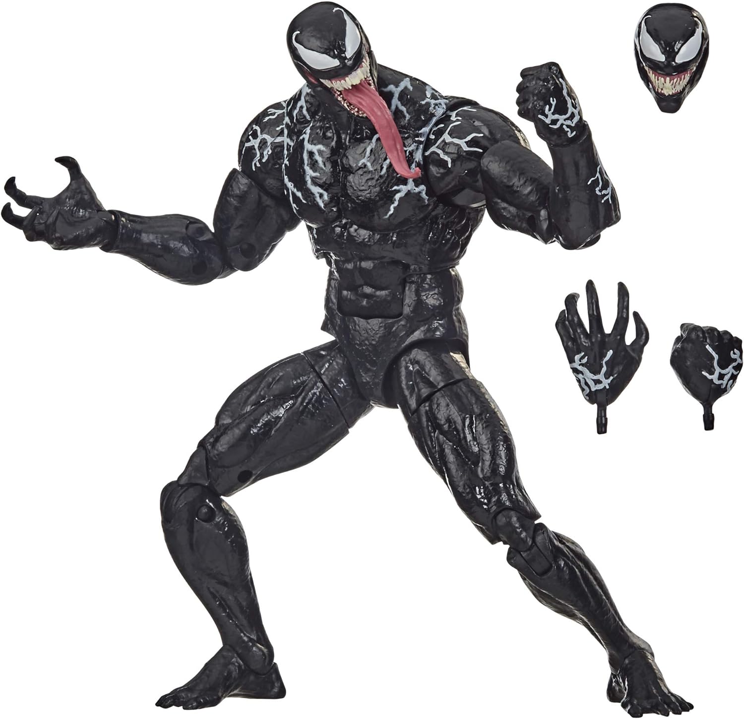 Venom Marvel Legends Series 6 Action Figure - Collectible Toy for Superhero Fans - Perfect for Display, Play, and Comic Conventions