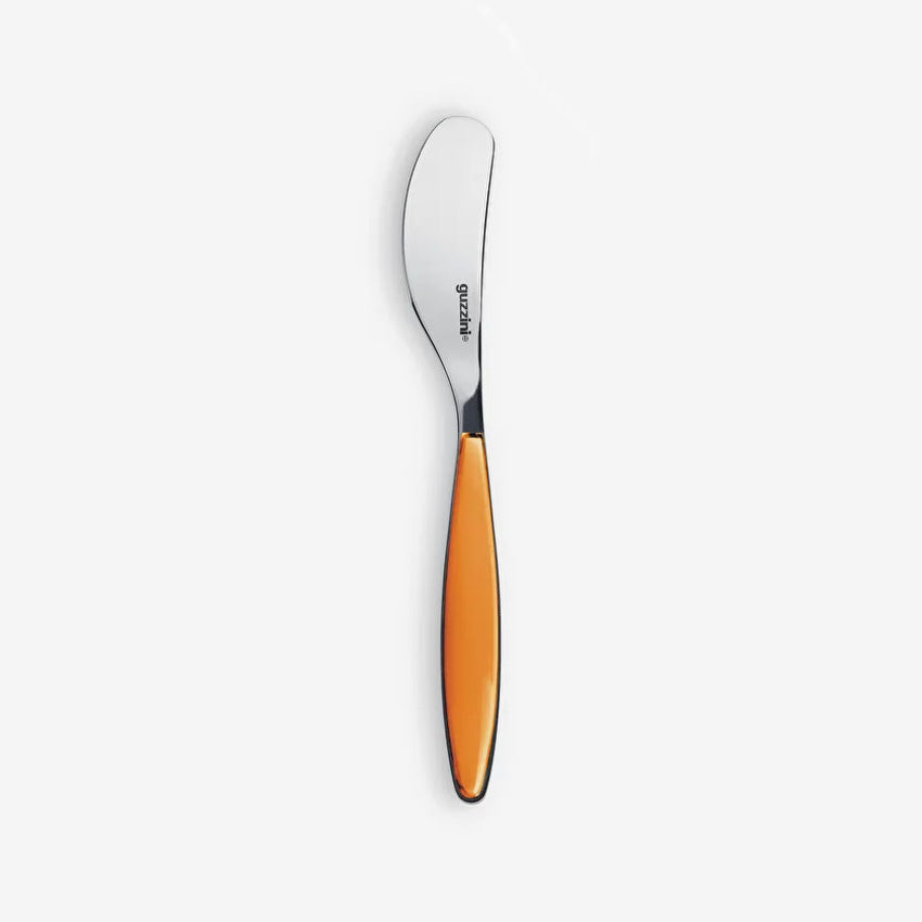 Guzzini Premium Stainless Steel Butter Knife - Elegant Design for Smooth Spreading - Perfect for Breakfast, Brunch, and Dinner Table Setting