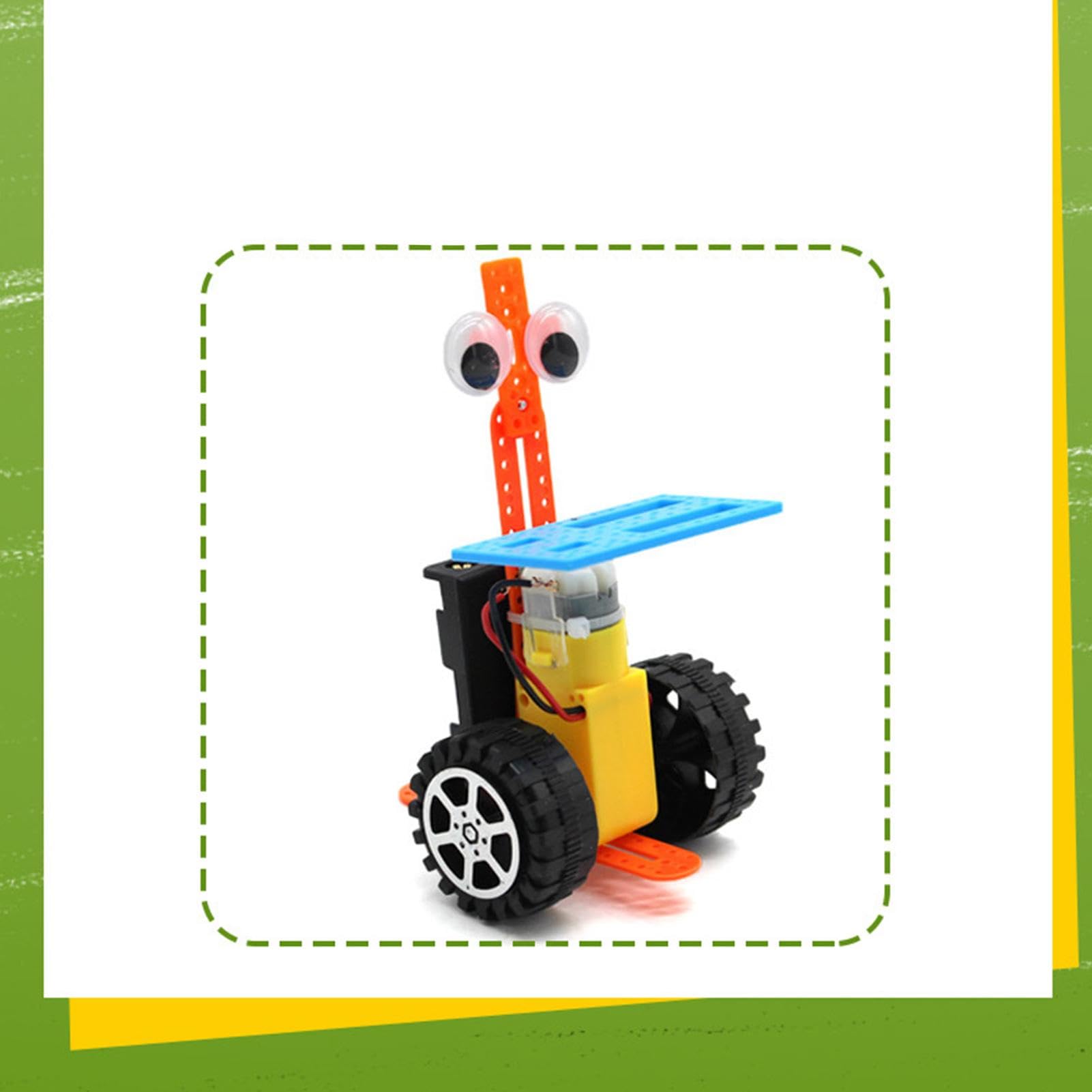 Robot Assembly Toy Kit - DIY Educational Building Robots for Kids, STEM Science Construction Experiment, Food Delivery Robot Model Toy - Perfect for Learning, Play & STEM Classroom Activities