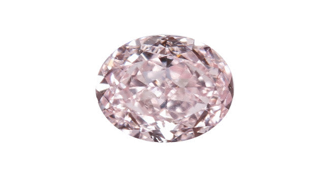 Exquisite 0.31ct Oval Fancy Intense Purplish Pink VS2 Diamond - Perfect for Engagement Rings & Luxury Jewelry