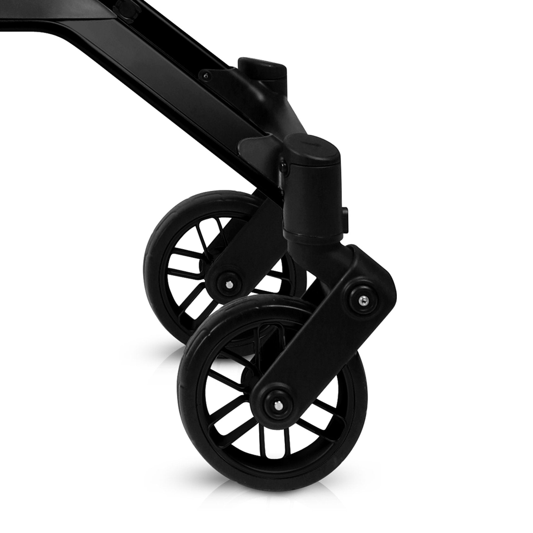 G5 Stroller Front Wheels with Black Rim - Replacement Wheels for Baby Strollers - Perfect for Smooth Maneuvering on Sidewalks and Parks