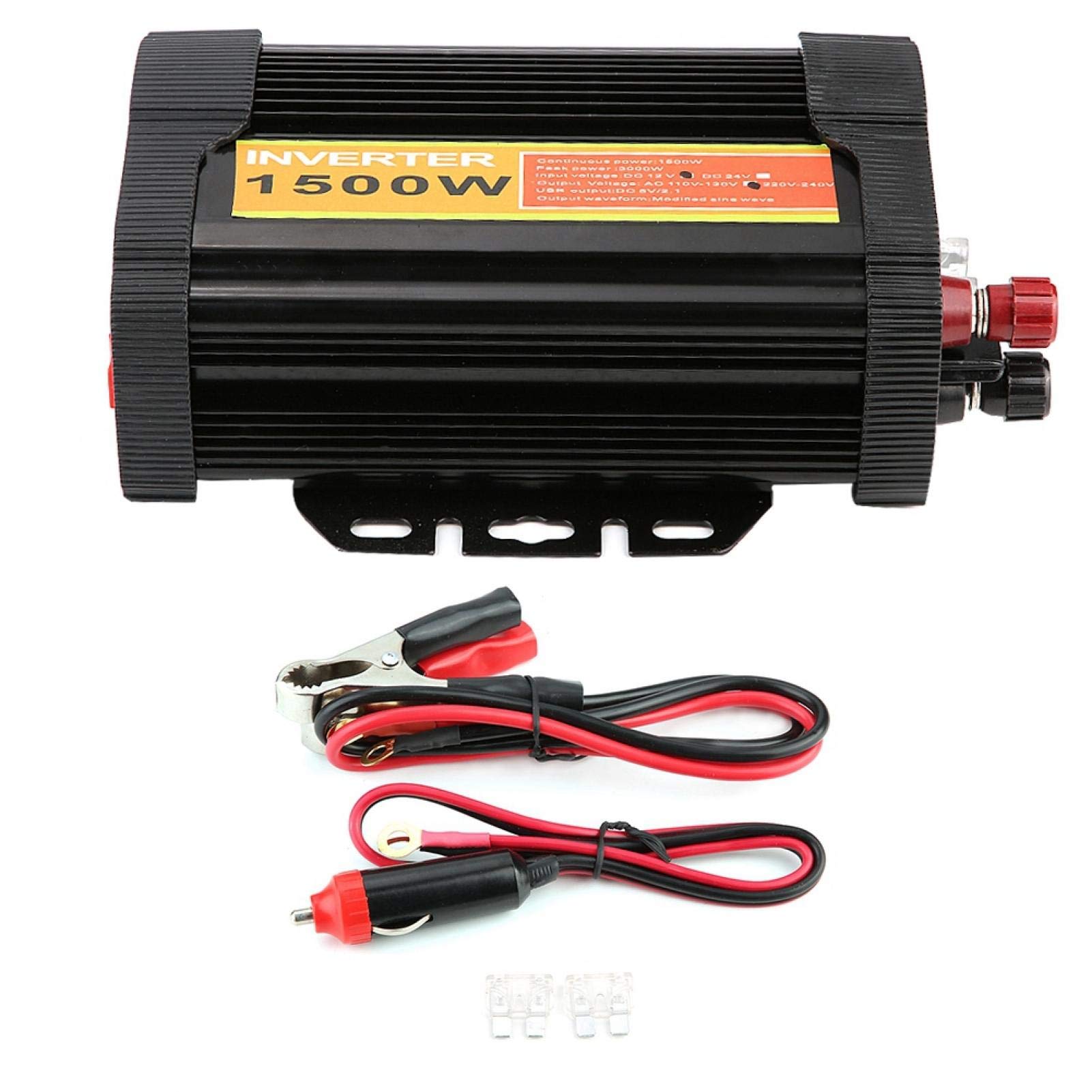 Acouto 1500W Car Inverter 12V to 110V - Power Laptops & Devices On Road