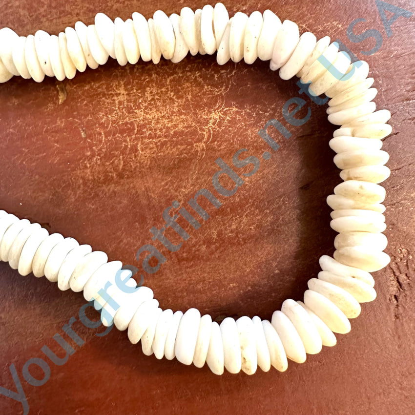 Vintage Hawaiian Puka Shell Choker Necklace - Natural High Grade Beaded Beach Jewelry for Women | Perfect for Summer, Boho Fashion, and Beach Vacations