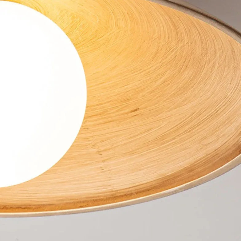 Modern Spherical Warm White Ceiling Light Fixture - Perfect for Hallways, Corridors & Entryways - Dimmable LED Lighting for Home & Office