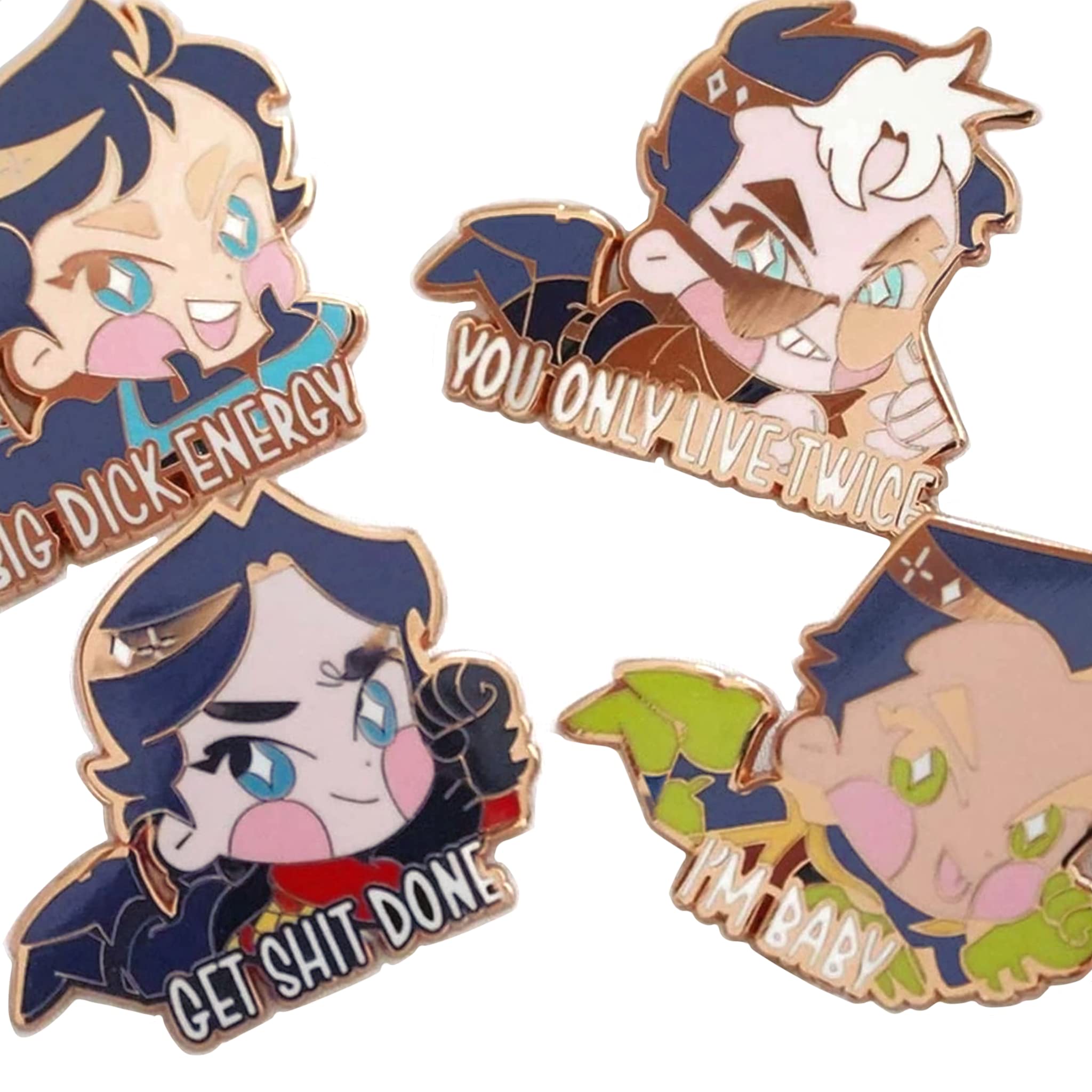 Quirky Batboy Enamel Pins - Dick Grayson, Jason Todd, Tim Drake, Damian Wayne (Jason Todd Version) - Perfect for Cosplay, Collectors & Batman Fans