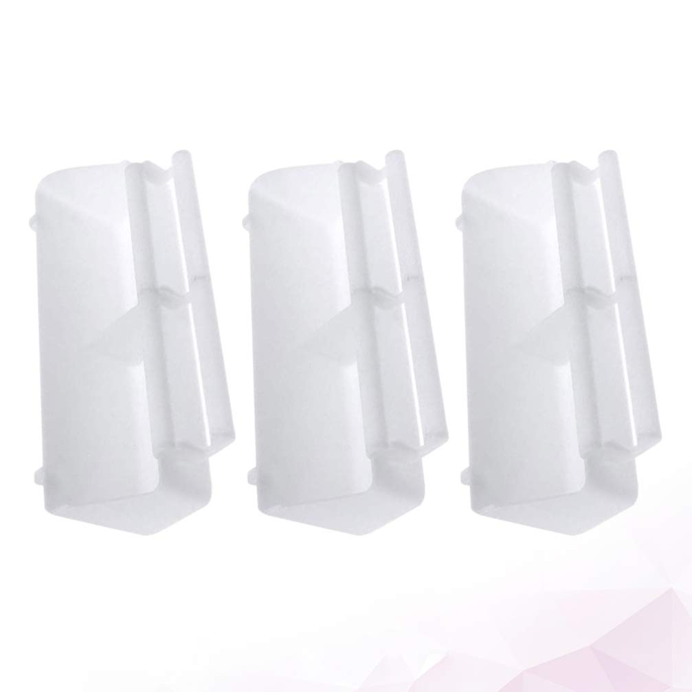 Balacoo 5pcs White Budgie Water & Food Feeders - Hanging Cage Accessories for Parrots, Birds - Perfect for Easy Feeding & Hydration in Birdcages