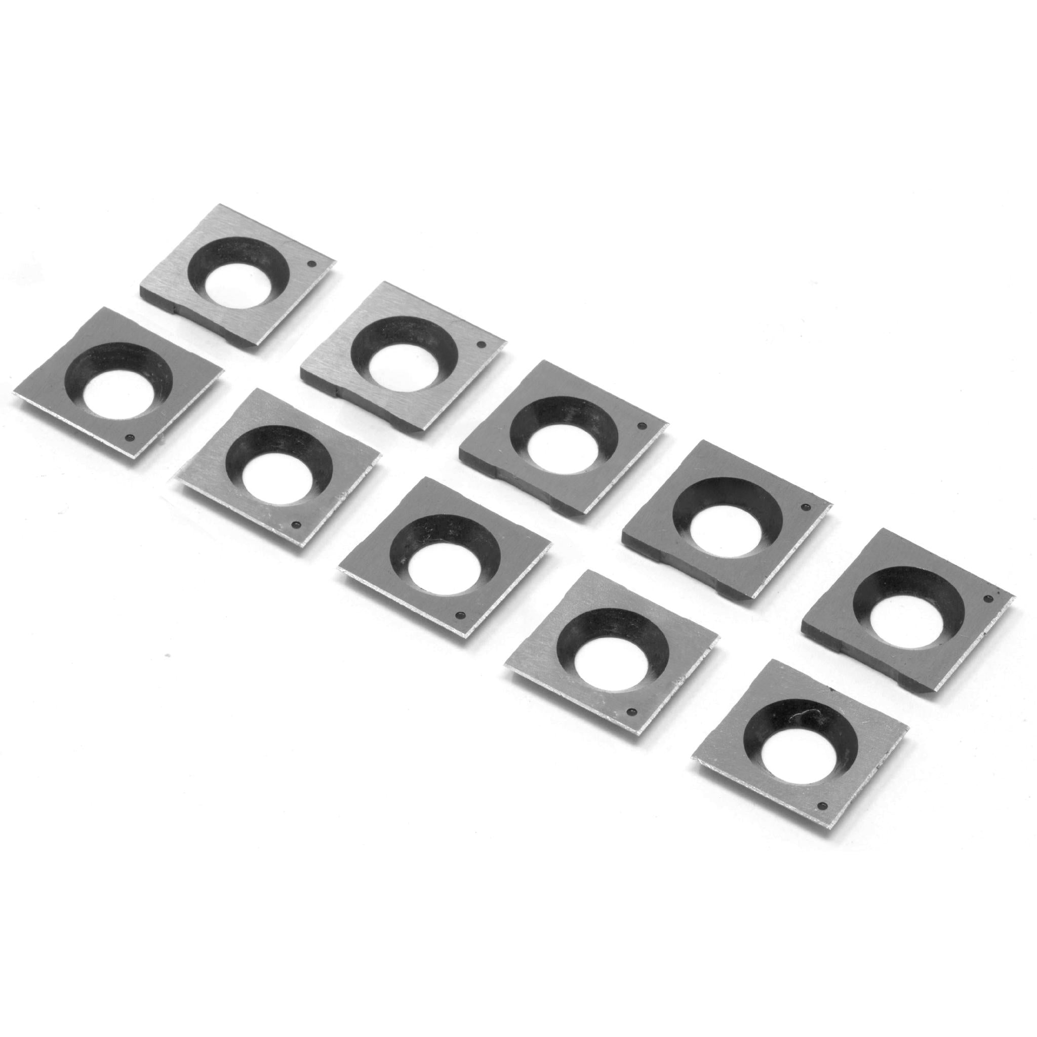 WEN BP510H 14mm HSS Spiral Planer Jointer Blades - 10 Pack Replacement Knives for Woodworking Tools - Perfect for Smoothing and Flattening Wood Surfaces