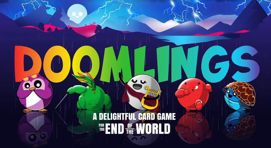 Doomlings Card Game - Fun & Strategic Party Game for Adults & Teens - Perfect for Game Nights, Family Gatherings & Social Events