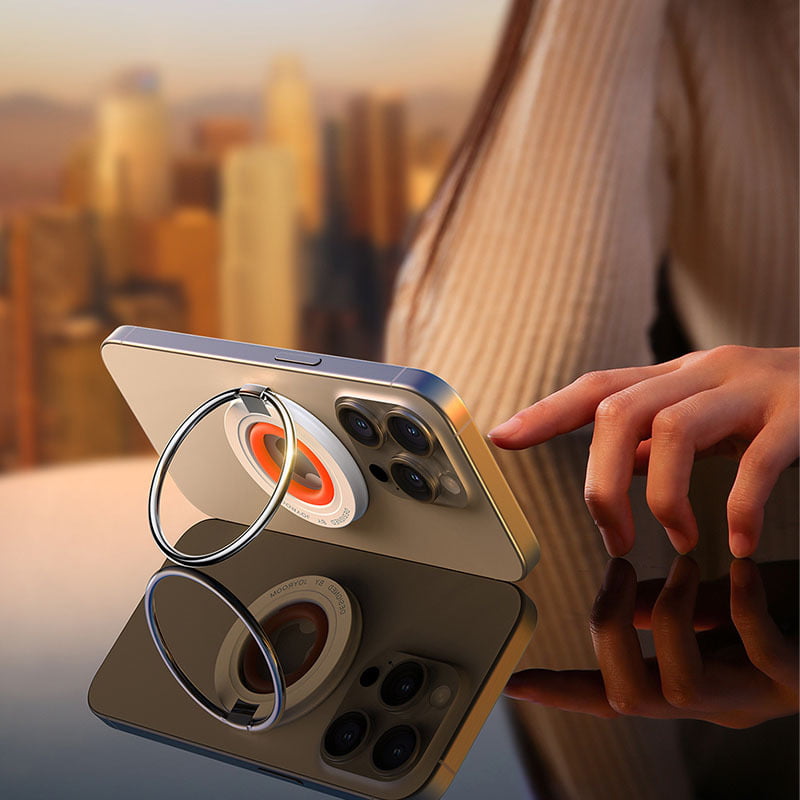 JoyRoom Magnetic Ring Holder for iPhone - Secure Phone Grip & Stand for Hands-Free Viewing, Gaming, and Video Calls
