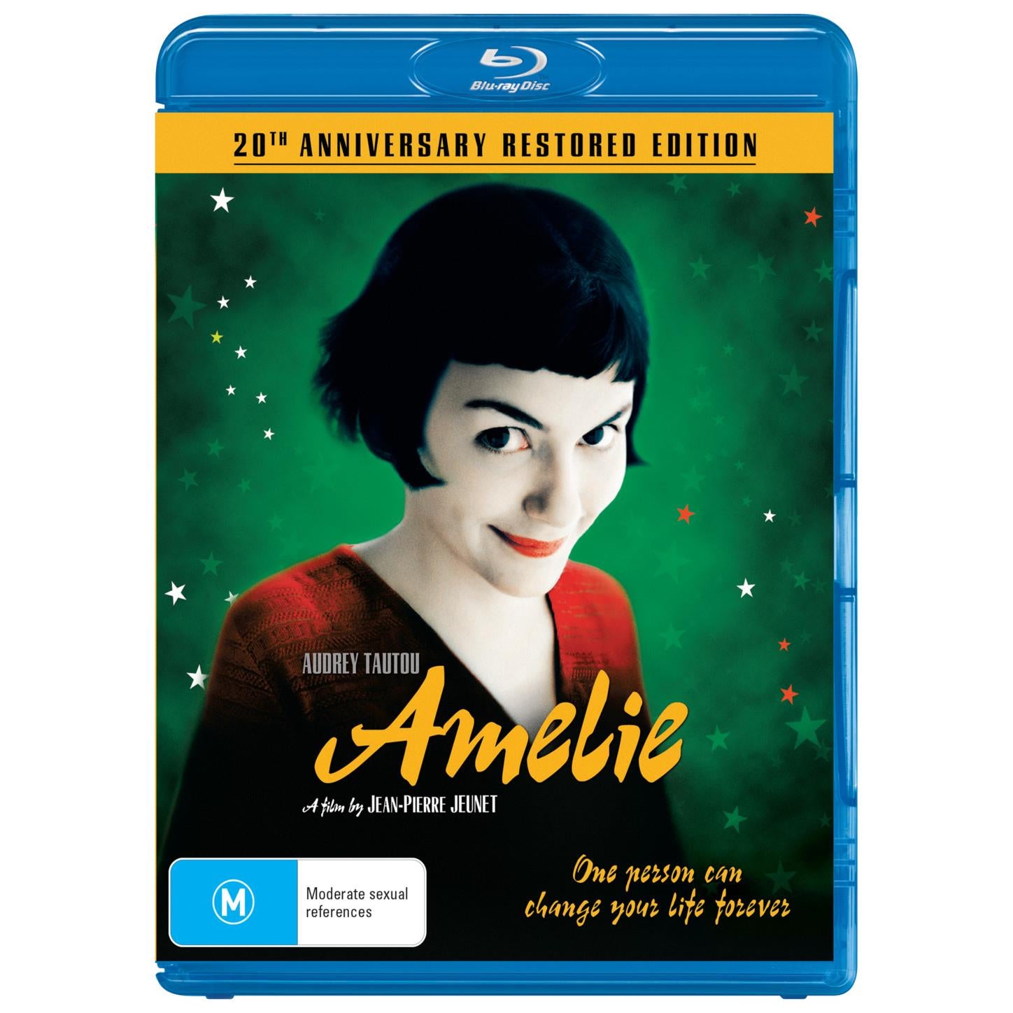 Amelie (20th Anniversary Edition) - Heartwarming French Romantic Comedy DVD - Perfect for Movie Nights & Gifts