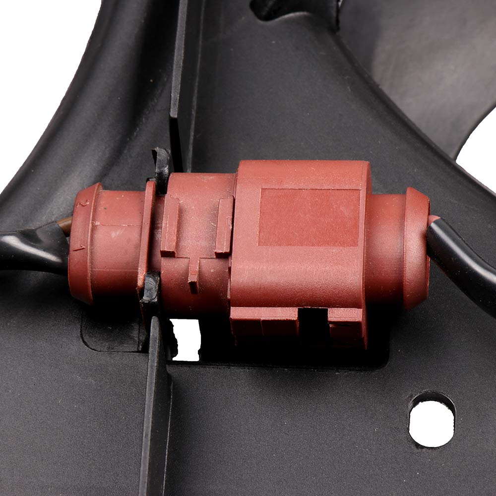 ECCPP AC A/C Condenser Radiator Cooling Fan Replacement Compatible with VW Beetle Cabrio, Golf Sport Wagen, Jetta, Passat, Rabbit - Perfect for Summer Road Trips & Engine Cooling Maintenance