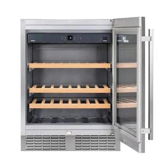 Premium Liebherr 46 Bottle Wine Cooler Refrigerator - Stainless Steel Built-In Wine Cellar for Home, Restaurant & Bar - Perfect for Wine Storage & Display