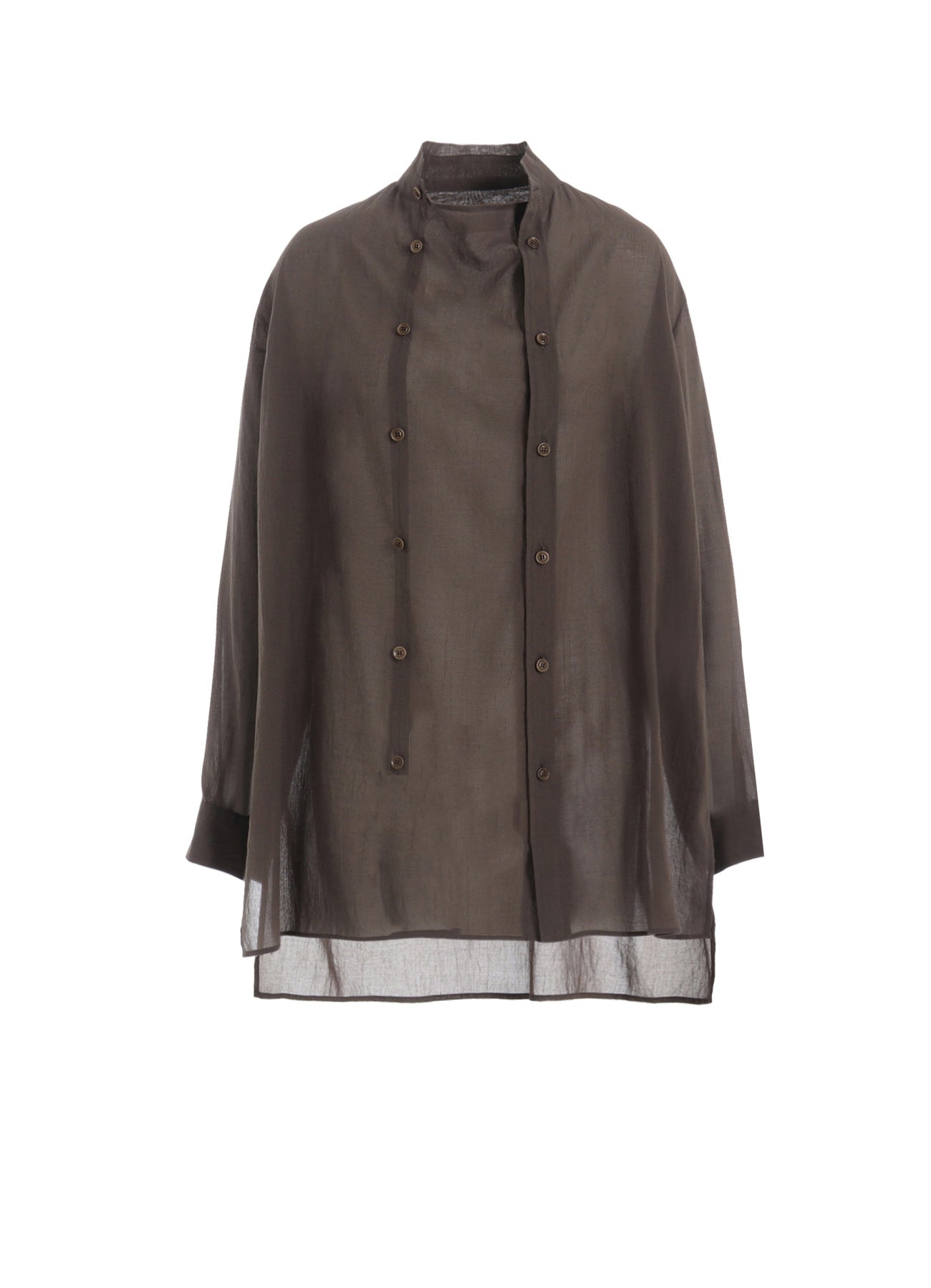Soft Cotton Chiffon Right Front Double Layer Shirt for Women - Elegant & Breathable Blouse for Work, Date, and Casual Outfits