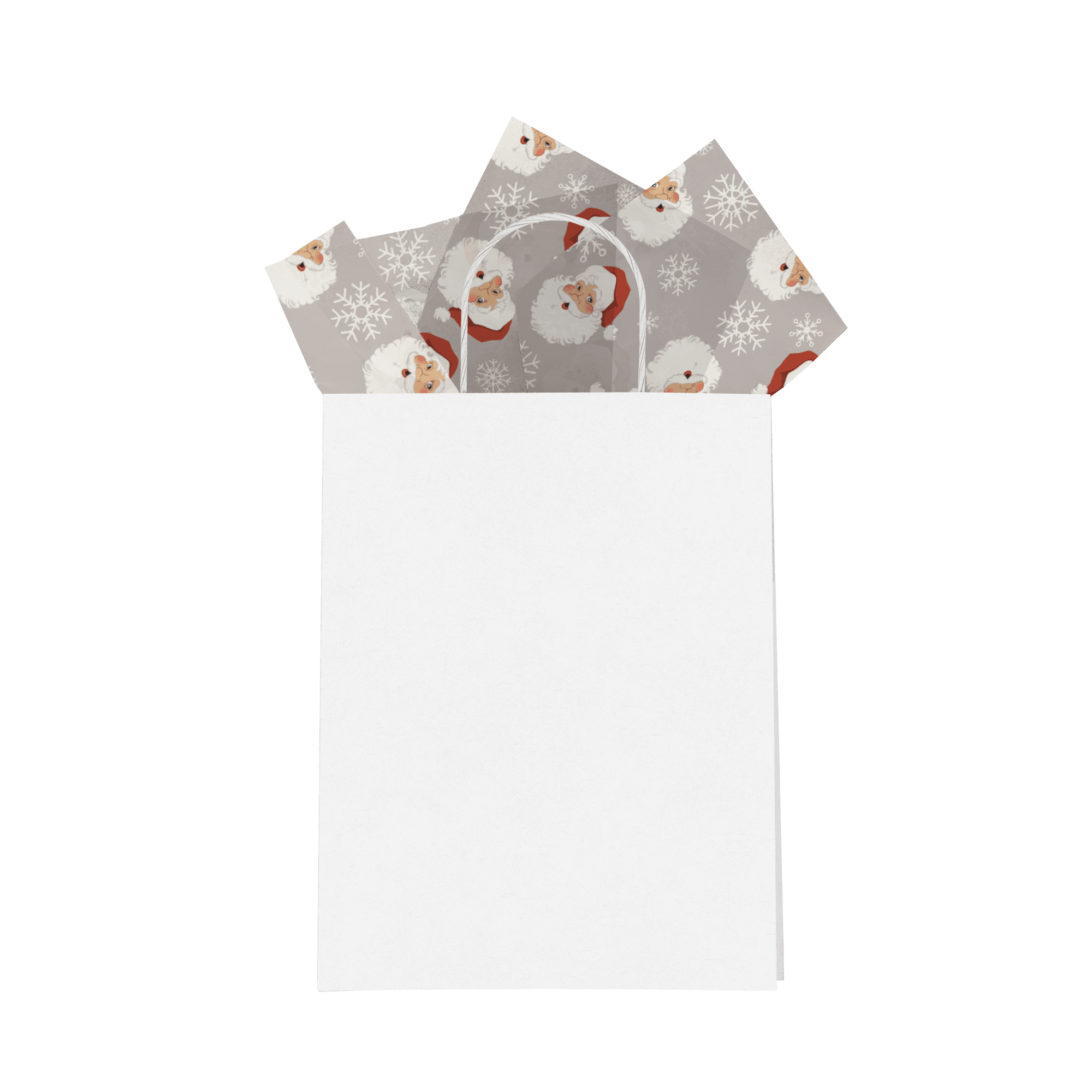 Premium Santa Claus Christmas Tissue Paper for Gift Wrapping - Holiday Party Favors, Present Bags & Festive Decorations - Perfect for Xmas Gifts, Stocking Stuffers and Holiday Celebrations