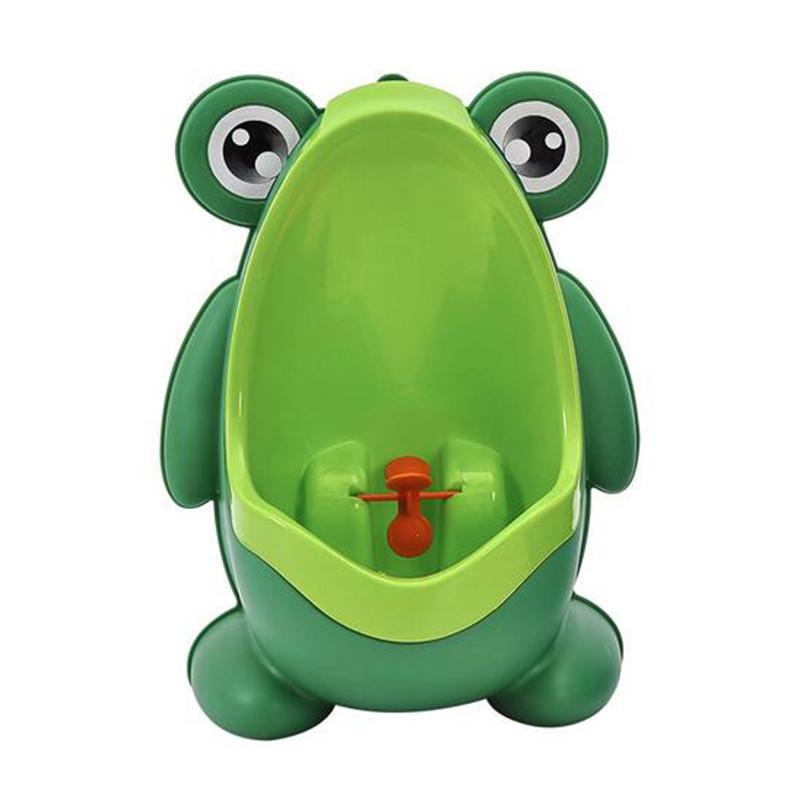 Frog-Shaped Boys' Potty Trainer - Portable Toddler Urinal for Easy Potty Training | Ideal for Home, Travel & Daycare Use