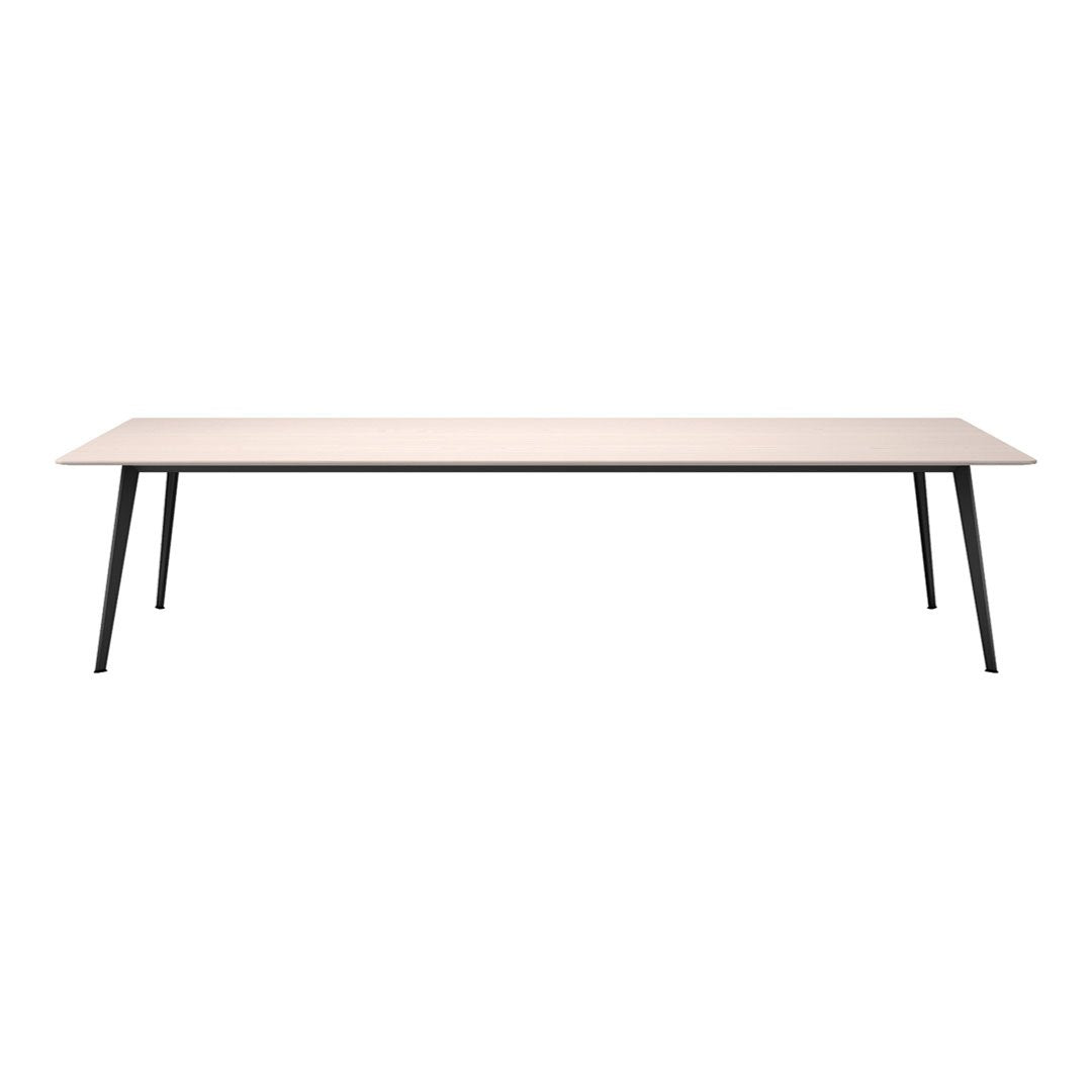 JW Modern Rectangular Dining Table - Solid Wood Kitchen Table for 6 - Perfect for Family Dinners & Entertaining Guests