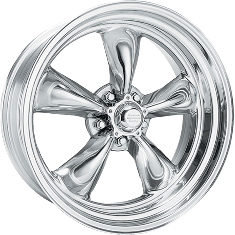 American Racing 16x7 VN505 Torq Thrust II Polished +0mm Wheels - High Performance Alloy Rims for Muscle Cars, Hot Rods & Classic Vehicles - Perfect for Street Racing, Car Shows & Custom Builds